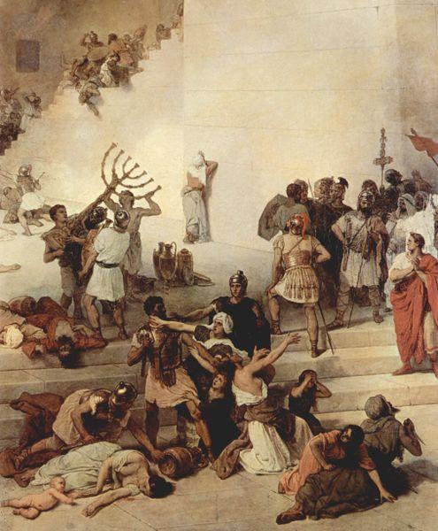 Francesco Hayez La distruzione del Tempio di Gerusalemme Germany oil painting art